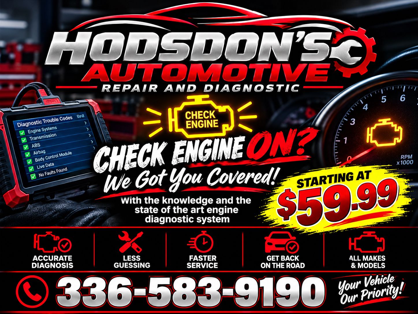 Engine Diagnostics | Hodsdon's automotive